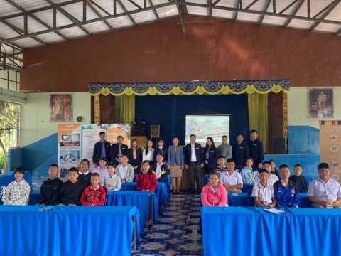 กิจกรรมประชาสัมพันธ์การรับนักเรียนและแนะนำโรงเรียนแก่นักเรียนโรงเรียนบ้านเวียงชัย จังหวัดเชียงราย