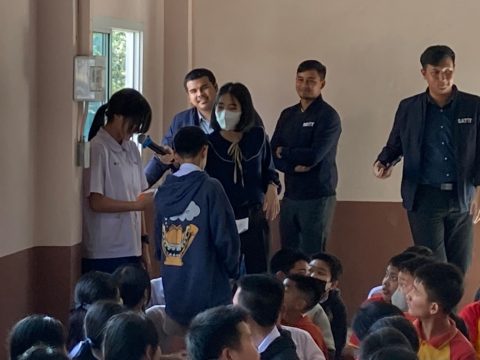 กิจกรรมประชาสัมพันธ์การรับนักเรียนและแนะนำโรงเรียนแก่นักเรียนโรงเรียนเทศบาล ๑ ศรีเกิด จังหวัดเชียงราย