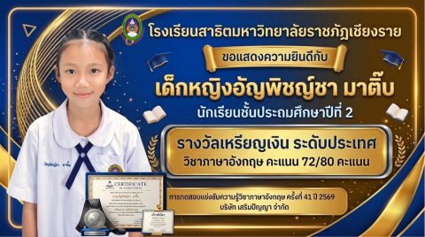 การแข่งขันทดสอบความรู้วิชาภาษาอังกฤษ ครั้งที่ 41 ประจำปี 2569 จัดโดยบริษัท เสริมปัญญา จำกัด